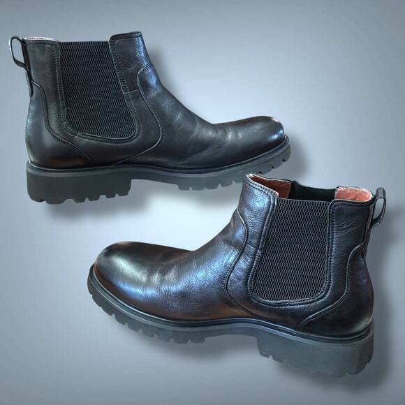 Men\'s Size 10 VINTAGE FOUNDRY CO CHARLES Black Chelsea Boot Excellent Condition main image 5